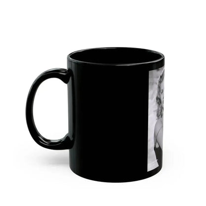 Anita Ekberg #110 (Vintage Female Icon) Black Coffee Mug - Go Mug Yourself