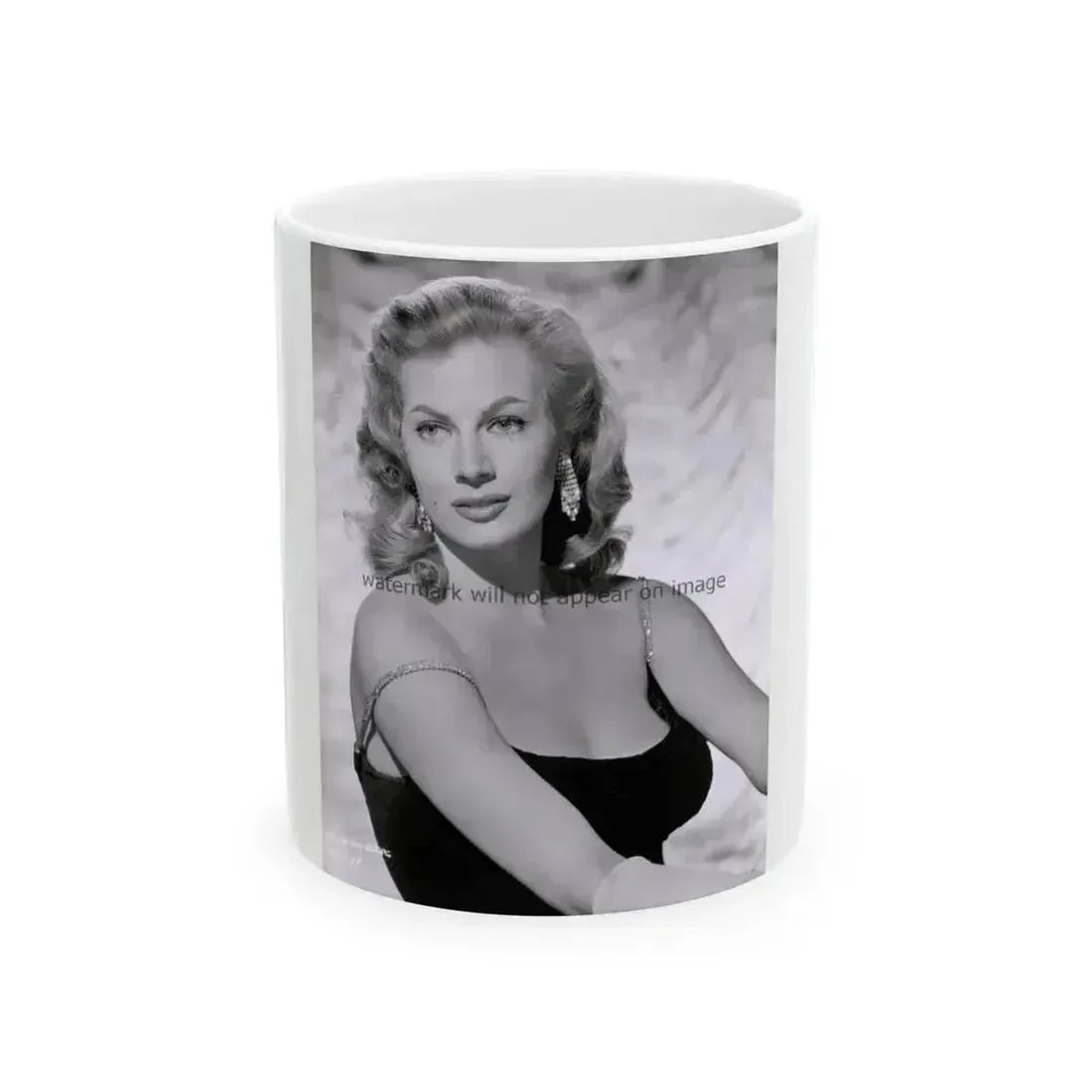 Anita Ekberg #110 (Vintage Female Icon) White Coffee Mug 11oz - Go Mug Yourself
