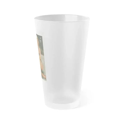 Anita Ekberg #128 - Mag. Cover (Vintage Female Icon) Frosted Pint Glass 16oz - Go Mug Yourself