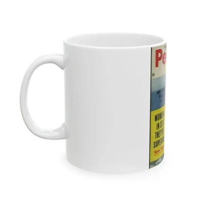 Anita Ekberg #129 - Mag. Cover (Vintage Female Icon) White Coffee Mug - Go Mug Yourself
