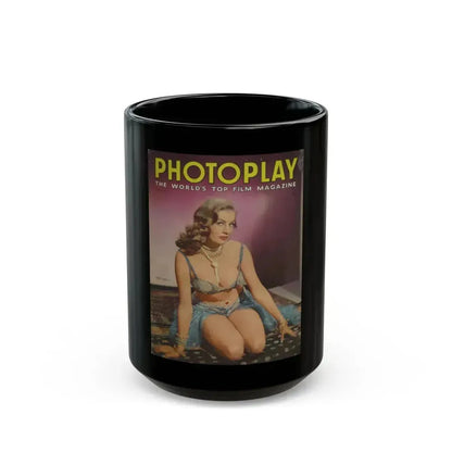 Anita Ekberg #133 - Mag. Cover (Vintage Female Icon) Black Coffee Mug 15oz - Go Mug Yourself
