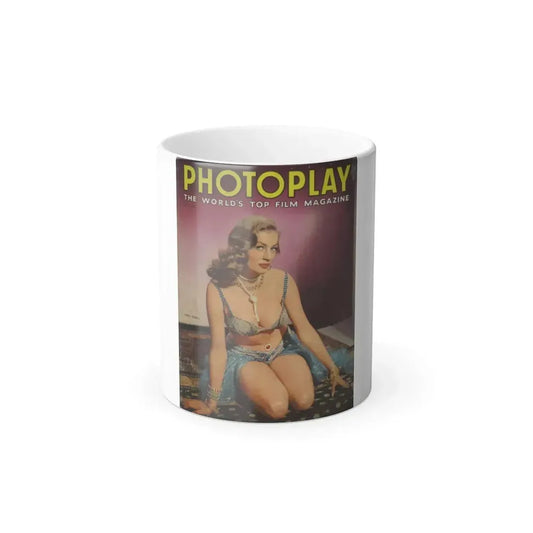 Anita Ekberg #133 - Mag. Cover (Vintage Female Icon) Color Changing Mug 11oz 11oz - Go Mug Yourself