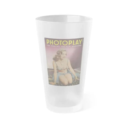 Anita Ekberg #133 - Mag. Cover (Vintage Female Icon) Frosted Pint Glass 16oz 16oz Frosted - Go Mug Yourself