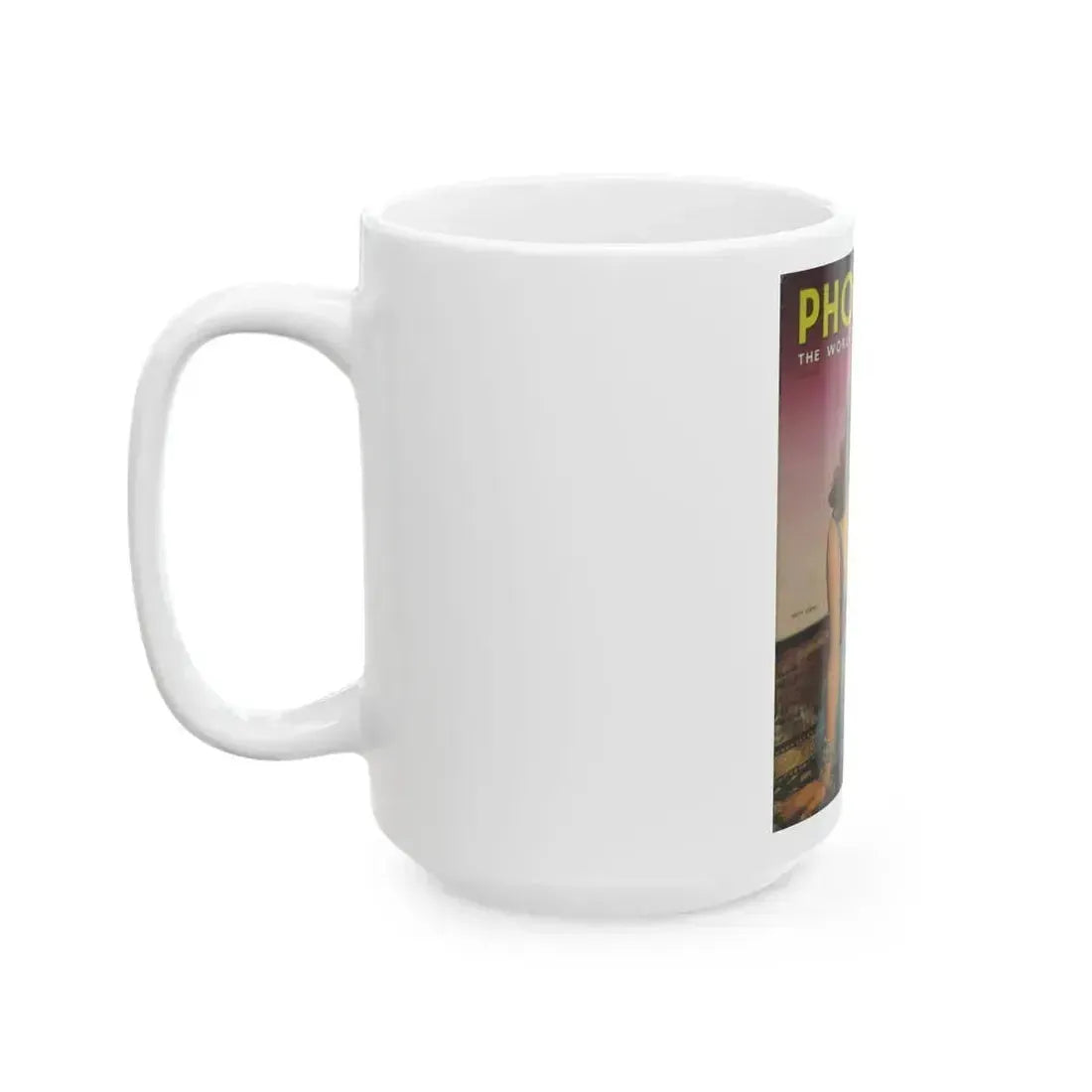 Anita Ekberg #133 - Mag. Cover (Vintage Female Icon) White Coffee Mug - Go Mug Yourself