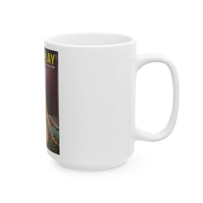 Anita Ekberg #133 - Mag. Cover (Vintage Female Icon) White Coffee Mug - Go Mug Yourself