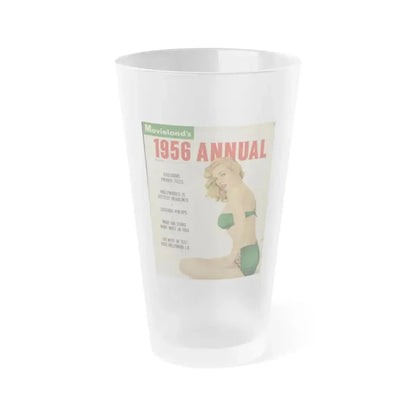 Anita Ekberg #134 - Mag. Cover (Vintage Female Icon) Frosted Pint Glass 16oz 16oz Frosted - Go Mug Yourself