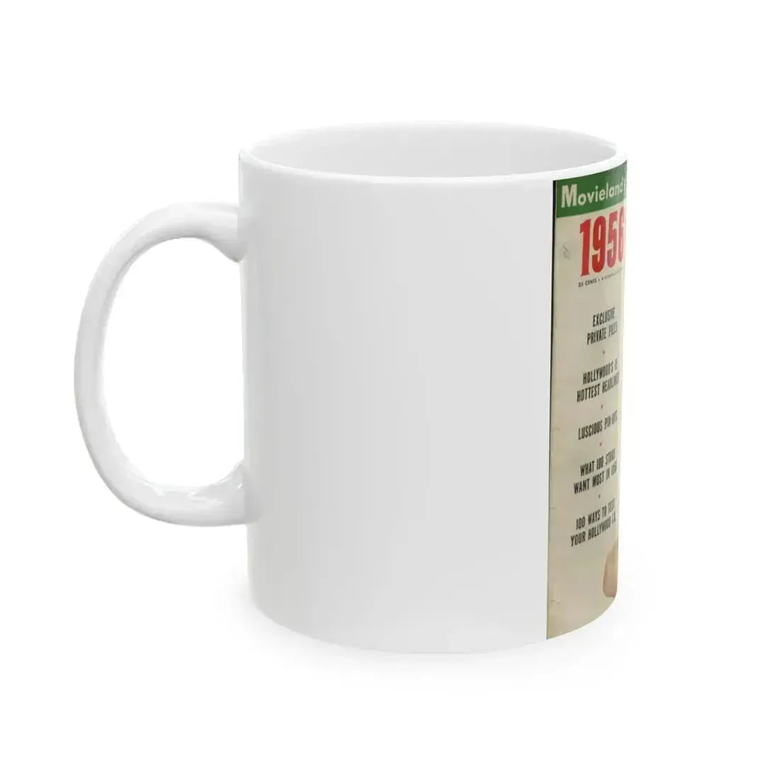 Anita Ekberg #134 - Mag. Cover (Vintage Female Icon) White Coffee Mug - Go Mug Yourself