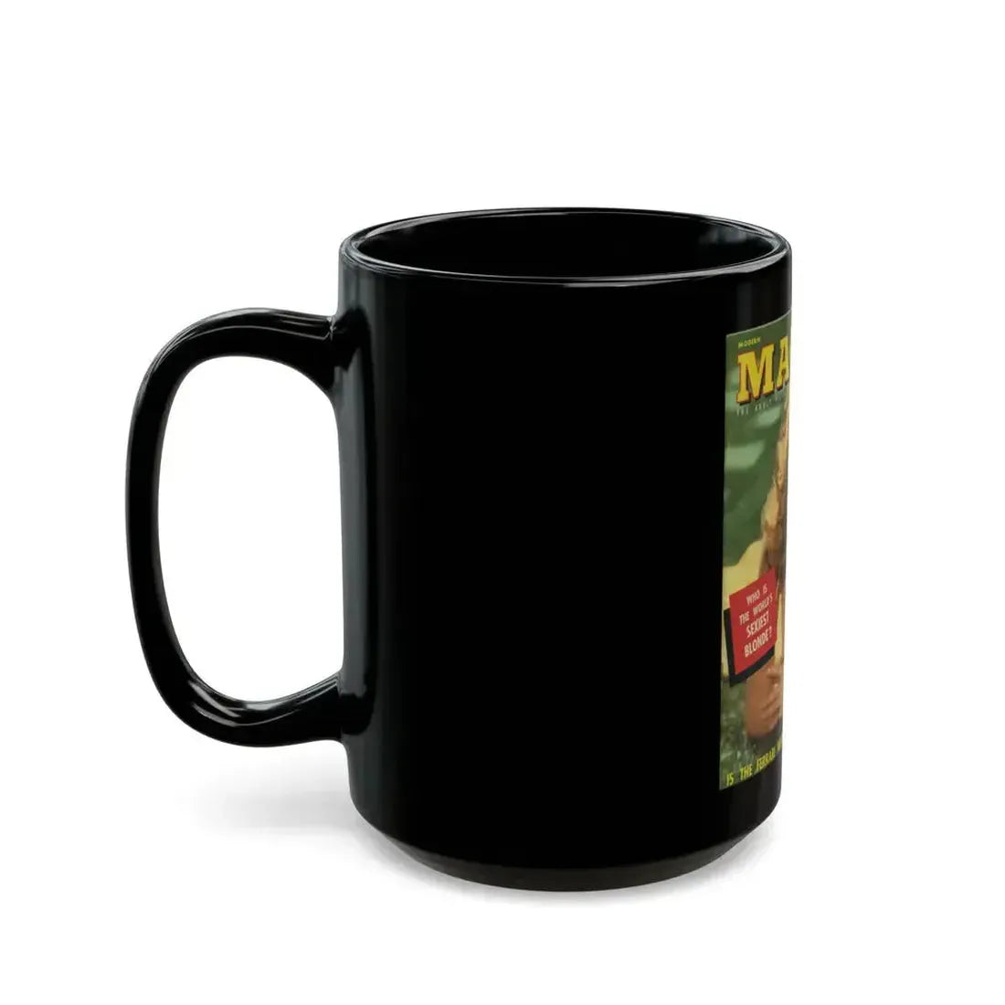 Anita Ekberg #135 - Mag. Cover (Vintage Female Icon) Black Coffee Mug - Go Mug Yourself