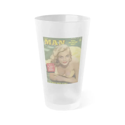 Anita Ekberg #135 - Mag. Cover (Vintage Female Icon) Frosted Pint Glass 16oz 16oz Frosted - Go Mug Yourself