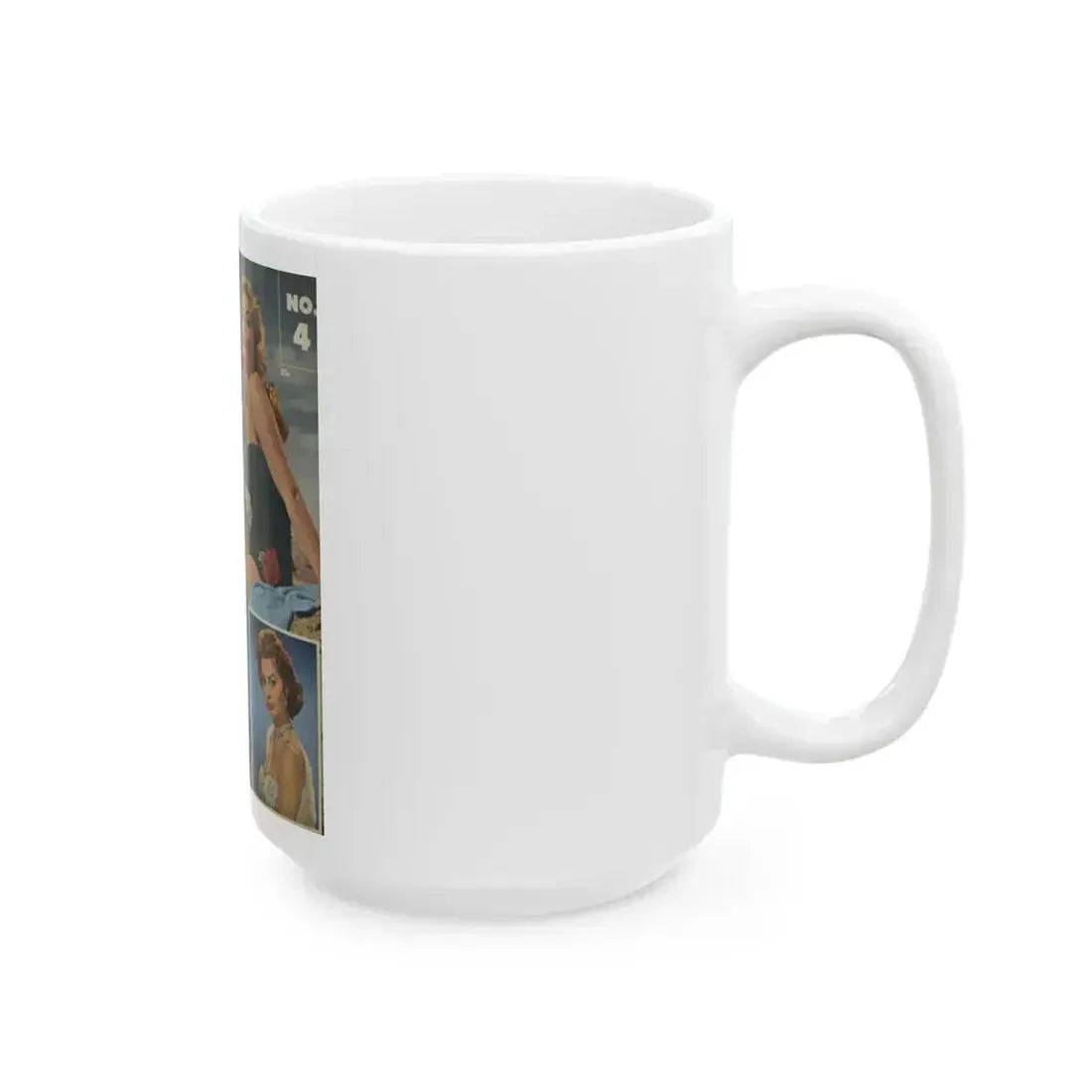Anita Ekberg #138 - Mag. Cover (Vintage Female Icon) White Coffee Mug - Go Mug Yourself