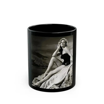 Anita Ekberg #142 (Vintage Female Icon) Black Coffee Mug 11oz - Go Mug Yourself
