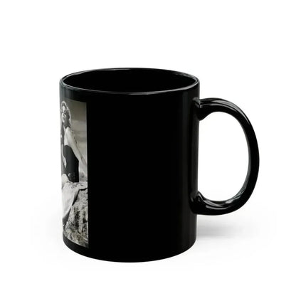 Anita Ekberg #142 (Vintage Female Icon) Black Coffee Mug - Go Mug Yourself