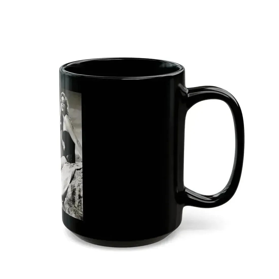 Anita Ekberg #142 (Vintage Female Icon) Black Coffee Mug - Go Mug Yourself