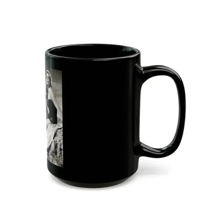 Anita Ekberg #142 (Vintage Female Icon) Black Coffee Mug - Go Mug Yourself