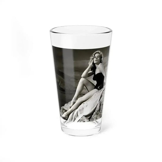 Anita Ekberg #142 (Vintage Female Icon) Pint Glass 16oz 16oz - Go Mug Yourself