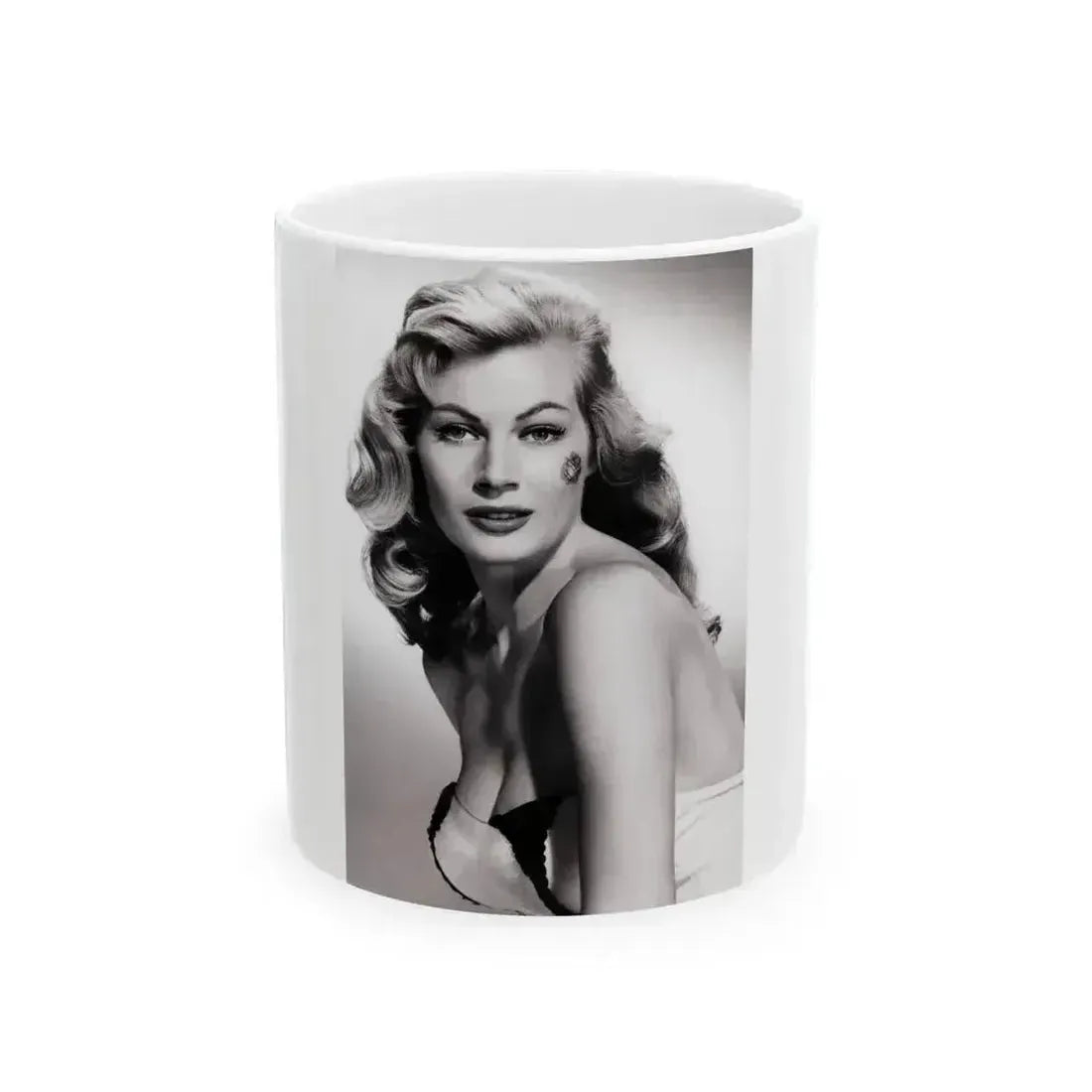 Anita Ekberg #158 (Vintage Female Icon) White Coffee Mug 11oz - Go Mug Yourself