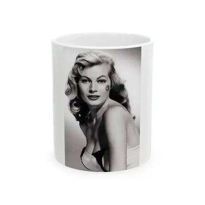 Anita Ekberg #158 (Vintage Female Icon) White Coffee Mug 11oz - Go Mug Yourself