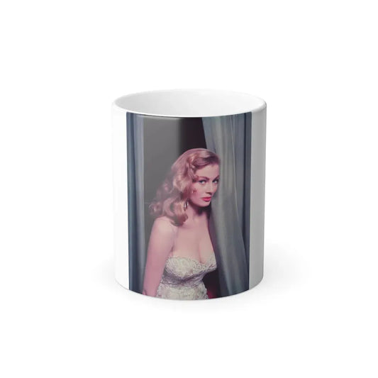 Anita Ekberg #230 (Vintage Female Icon) Color Changing Coffee Mug 11oz - Go Mug Yourself