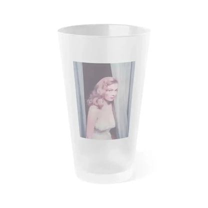 Anita Ekberg #230 (Vintage Female Icon) Frosted Pint Glass 16oz 16oz Frosted - Go Mug Yourself