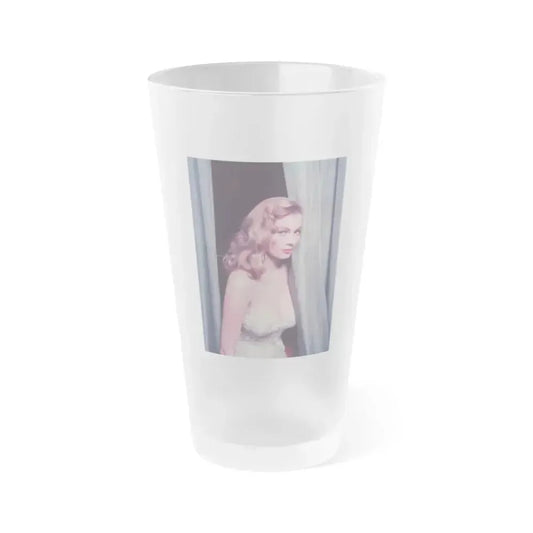 Anita Ekberg #230 (Vintage Female Icon) Frosted Pint Glass 16oz 16oz Frosted - Go Mug Yourself