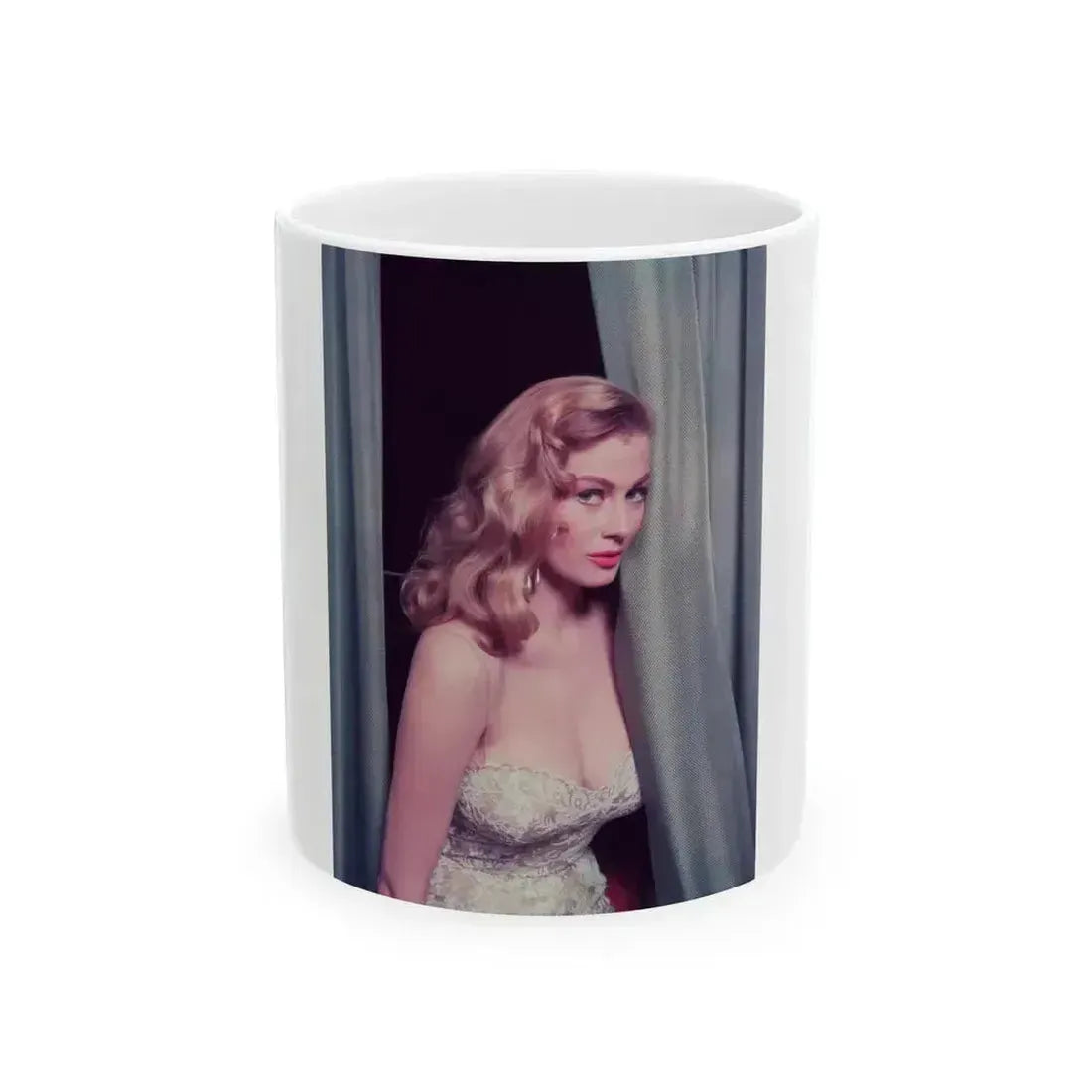 Anita Ekberg #230 (Vintage Female Icon) White Coffee Mug 11oz - Go Mug Yourself