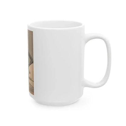 Anita Ekberg #235 - 1 B&W Photo from Foto Mag. '56 - (Vintage Female Icon) White Coffee Mug - Go Mug Yourself