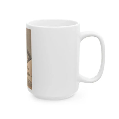 Anita Ekberg #235 - 1 B&W Photo from Foto Mag. '56 - (Vintage Female Icon) White Coffee Mug - Go Mug Yourself