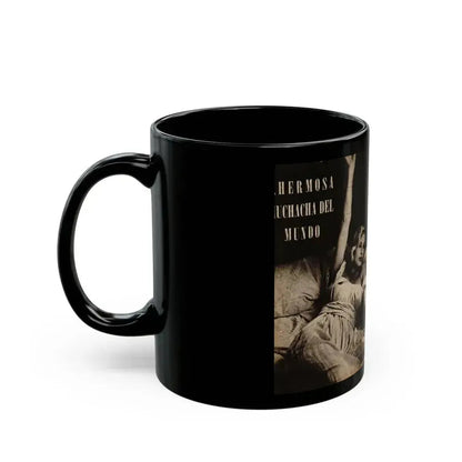 Anita Ekberg #236 - 3 B&W Photos from Foto Mag. '56 (Vintage Female Icon) Black Coffee Mug - Go Mug Yourself