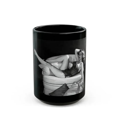Anita Ekberg #247 (Vintage Female Icon) Black Coffee Mug 15oz - Go Mug Yourself