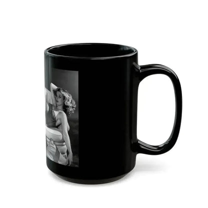 Anita Ekberg #247 (Vintage Female Icon) Black Coffee Mug - Go Mug Yourself