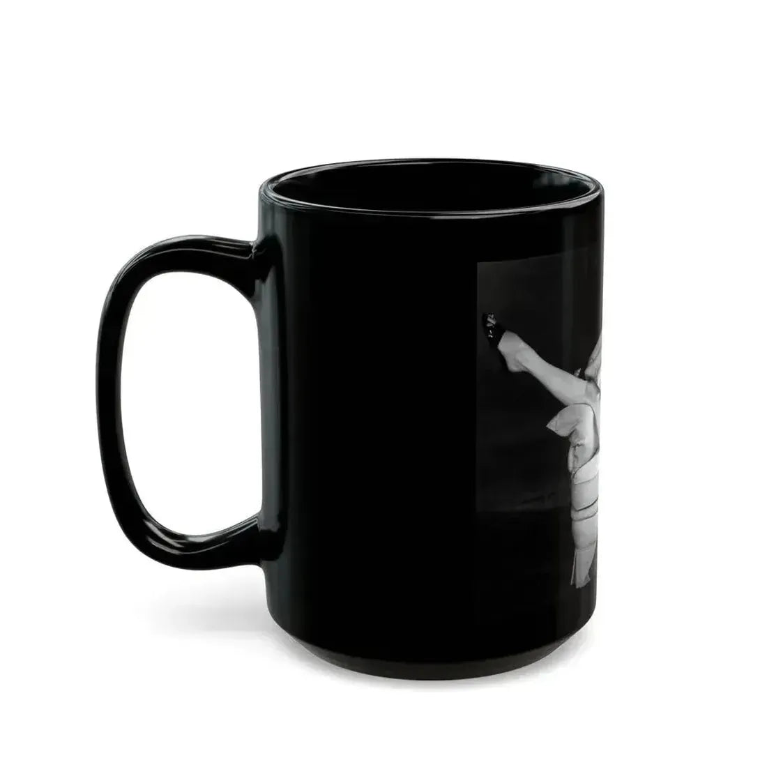 Anita Ekberg #247 (Vintage Female Icon) Black Coffee Mug - Go Mug Yourself