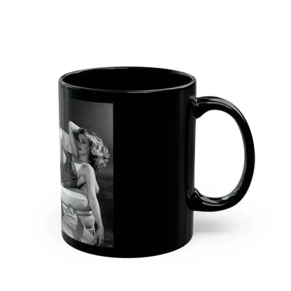 Anita Ekberg #247 (Vintage Female Icon) Black Coffee Mug - Go Mug Yourself