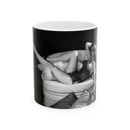 Anita Ekberg #247 (Vintage Female Icon) White Coffee Mug 11oz - Go Mug Yourself