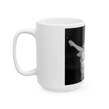 Anita Ekberg #247 (Vintage Female Icon) White Coffee Mug - Go Mug Yourself