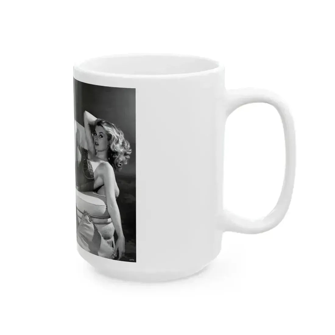 Anita Ekberg #247 (Vintage Female Icon) White Coffee Mug - Go Mug Yourself