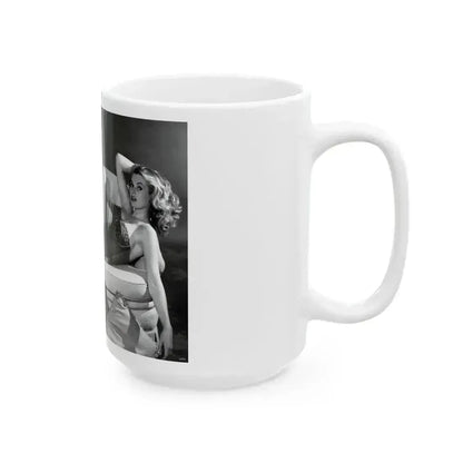Anita Ekberg #247 (Vintage Female Icon) White Coffee Mug - Go Mug Yourself