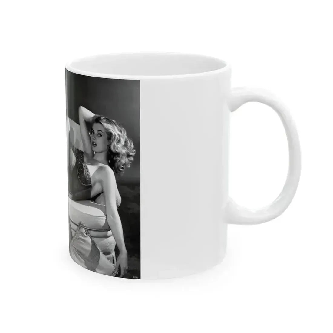 Anita Ekberg #247 (Vintage Female Icon) White Coffee Mug - Go Mug Yourself