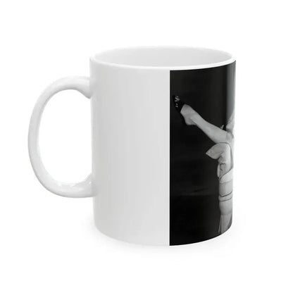 Anita Ekberg #247 (Vintage Female Icon) White Coffee Mug - Go Mug Yourself