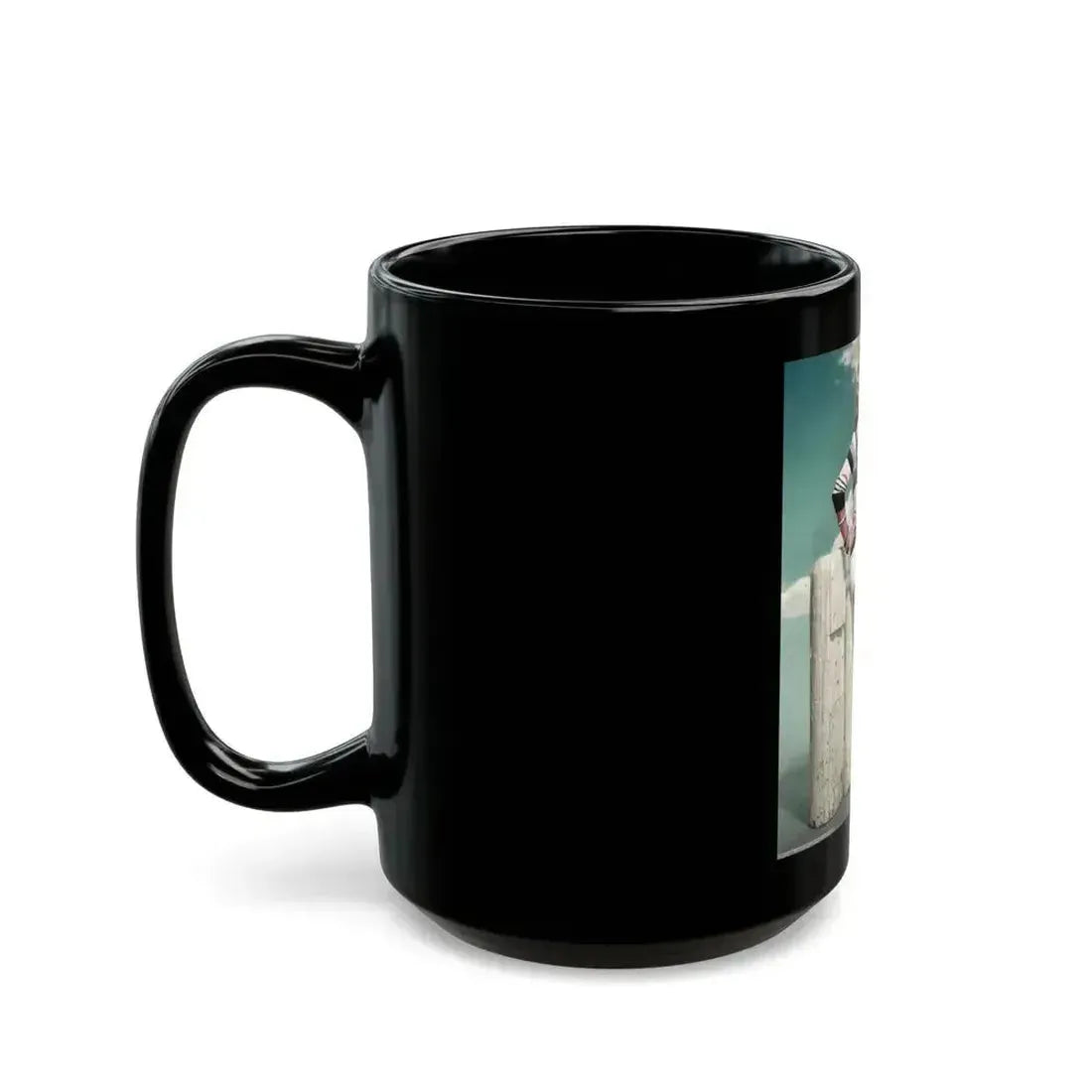 Anita Ekberg #249 (Vintage Female Icon) Black Coffee Mug - Go Mug Yourself
