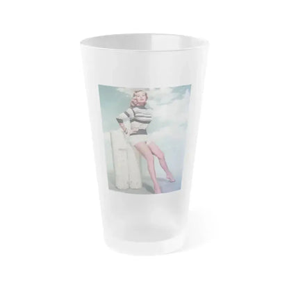 Anita Ekberg #249 (Vintage Female Icon) Frosted Pint Glass 16oz 16oz Frosted - Go Mug Yourself