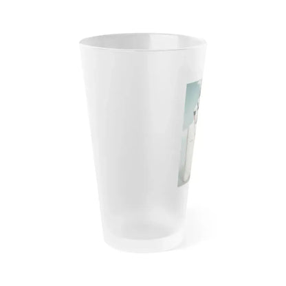 Anita Ekberg #249 (Vintage Female Icon) Frosted Pint Glass 16oz - Go Mug Yourself
