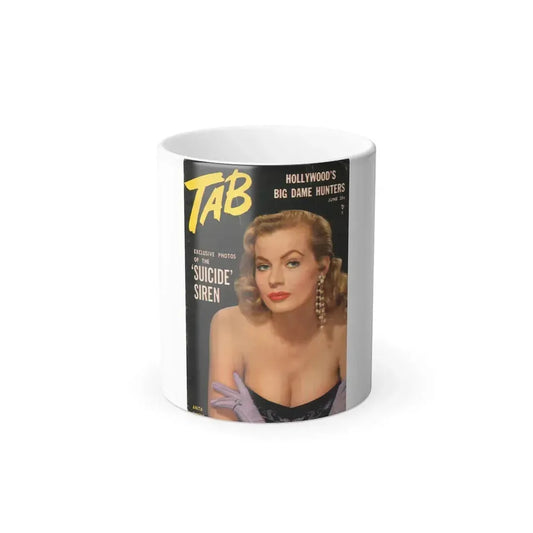 Anita Ekberg #255 - Mag. Cover (Vintage Female Icon) Color Changing Mug 11oz 11oz - Go Mug Yourself