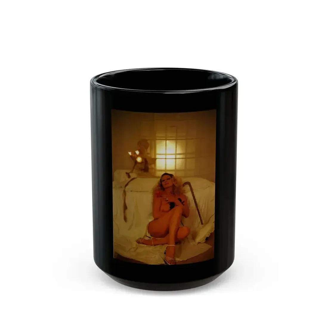 Anita Ekberg #256 - Italian Playboy Mag. Oct. '78 Photo (Vintage Female Icon) Black Coffee Mug 15oz - Go Mug Yourself