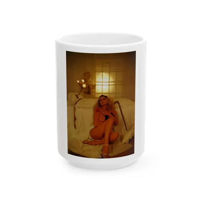 Anita Ekberg #256 - Italian Playboy Mag. Oct. '78 Photo (Vintage Female Icon) White Coffee Mug 15oz - Go Mug Yourself