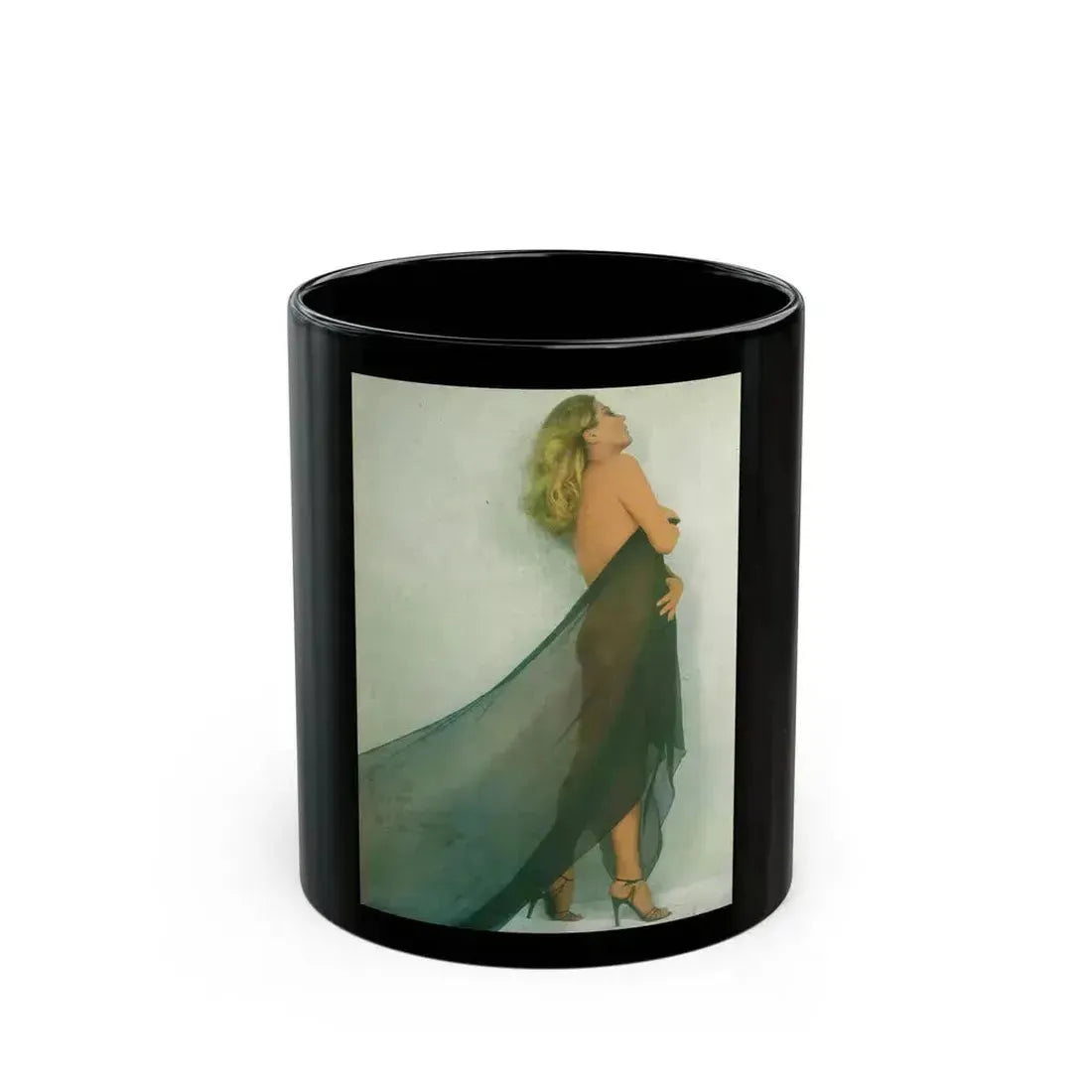 Anita Ekberg #260 (Vintage Female Icon) Black Coffee Mug 11oz - Go Mug Yourself