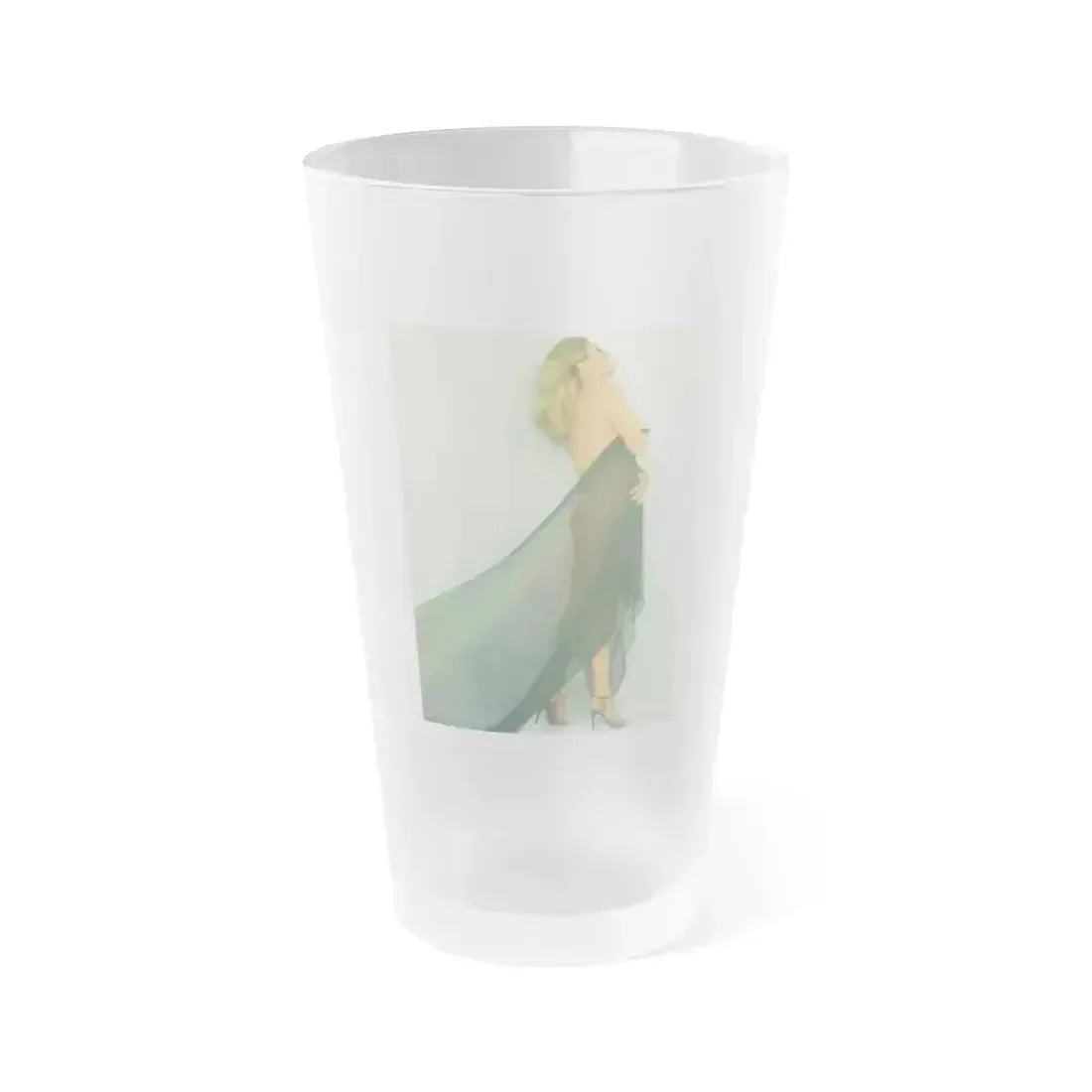 Anita Ekberg #260 (Vintage Female Icon) Frosted Pint Glass 16oz 16oz Frosted - Go Mug Yourself
