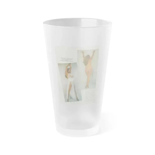 Anita Ekberg #261 - Italian Playboy Mag. Oct. '78 Photos (Vintage Female Icon) Frosted Pint Glass 16oz 16oz Frosted - Go Mug Yourself