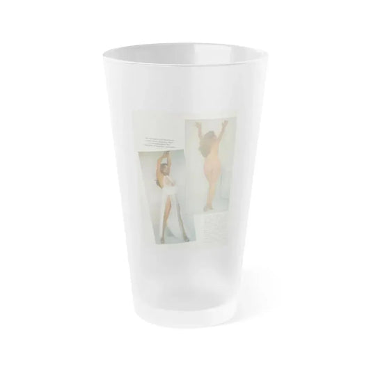 Anita Ekberg #261 - Italian Playboy Mag. Oct. '78 Photos (Vintage Female Icon) Frosted Pint Glass 16oz 16oz Frosted - Go Mug Yourself