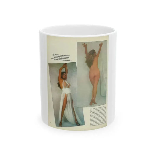 Anita Ekberg #261 - Italian Playboy Mag. Oct. '78 Photos (Vintage Female Icon) White Coffee Mug 11oz - Go Mug Yourself