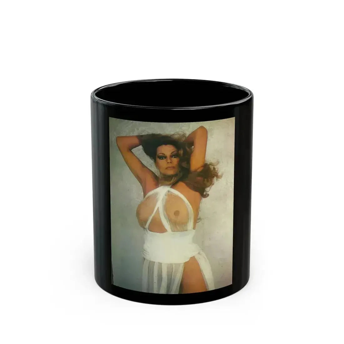 Anita Ekberg #262 - Italian Playboy Mag. Oct. '78 Photo (Vintage Female Icon) Black Coffee Mug 11oz - Go Mug Yourself